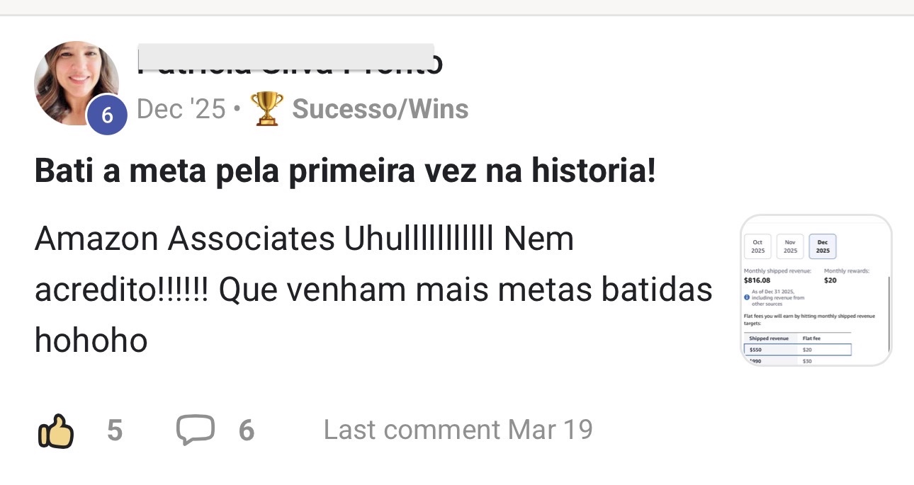 Aluna Kel: aprovada na Amazon Influencer na segunda tentativa