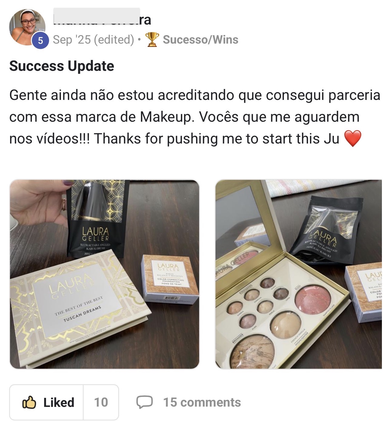 Aluna Marina: parceria fechada com marca de maquiagem